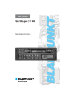 Blaupunkt Santiago-CR-87 - Owners Manual